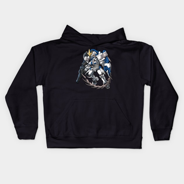 Tallgeese III Deform Kids Hoodie by RatjoenMerch